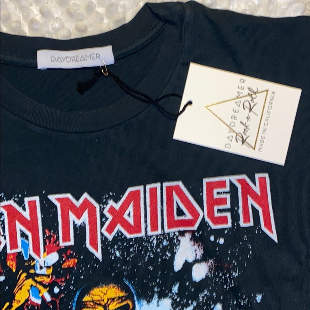 NWT Daydreamer Iron Maiden World Piece Tour Tee S - Picture 4 of 9